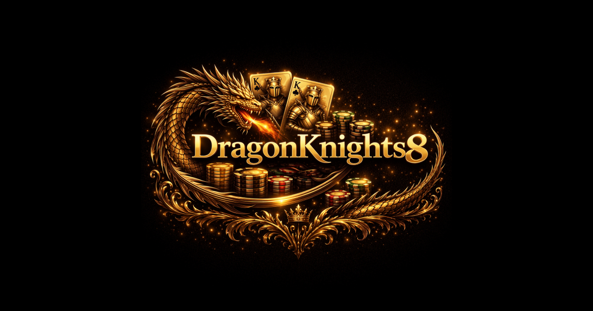 Dragon Knights Casino Hero Banner - Fantasy-Themed Online Casino with Knights and Dragons